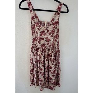 Frenchi floral print mini dress